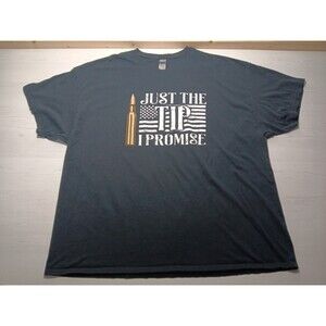 Gildan Just The Tip I Promise T-Shirt Mens XXXL Black 3X